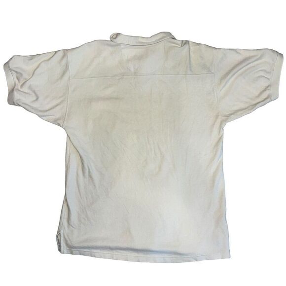 Tommy Bahama Polo Shirt Men's M White Ribbed Bungalow Brand Relax - Picture 2 of 7